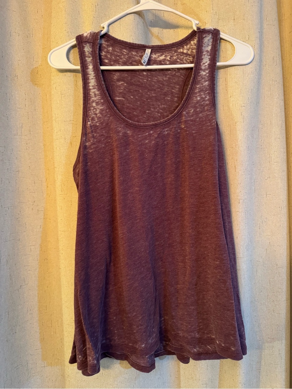Z Supply Plum Scoop Neck Lightweight Tank